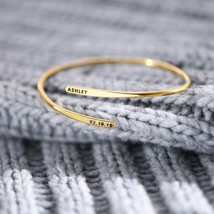 Personalized Orbit Bangle