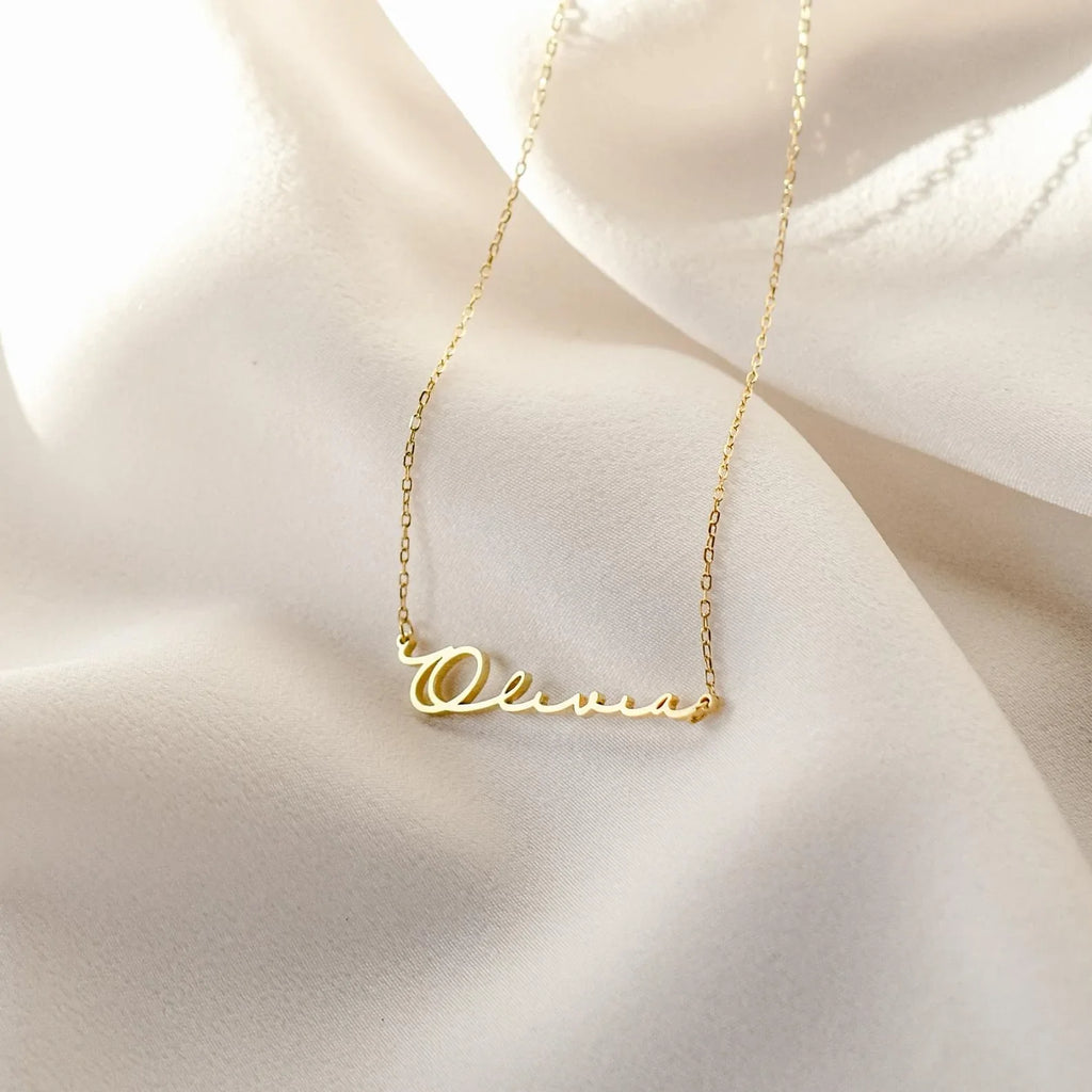 Signature Name Necklace - Lifetime Warranty