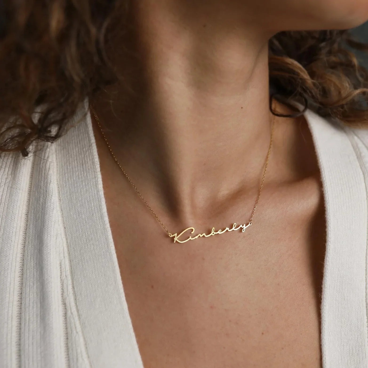 Signature Name Necklace - Lifetime Warranty