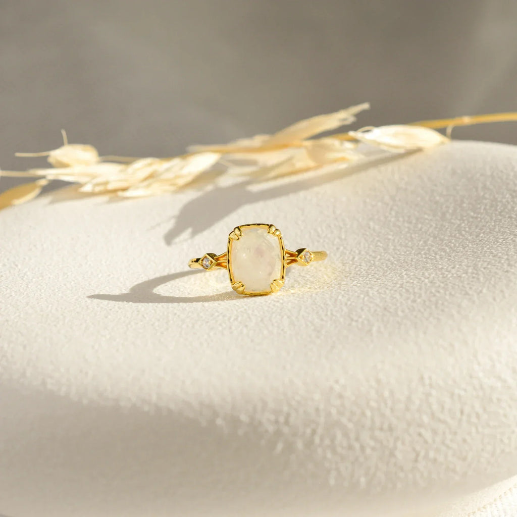 Milky Opal Ring | 925 Silver