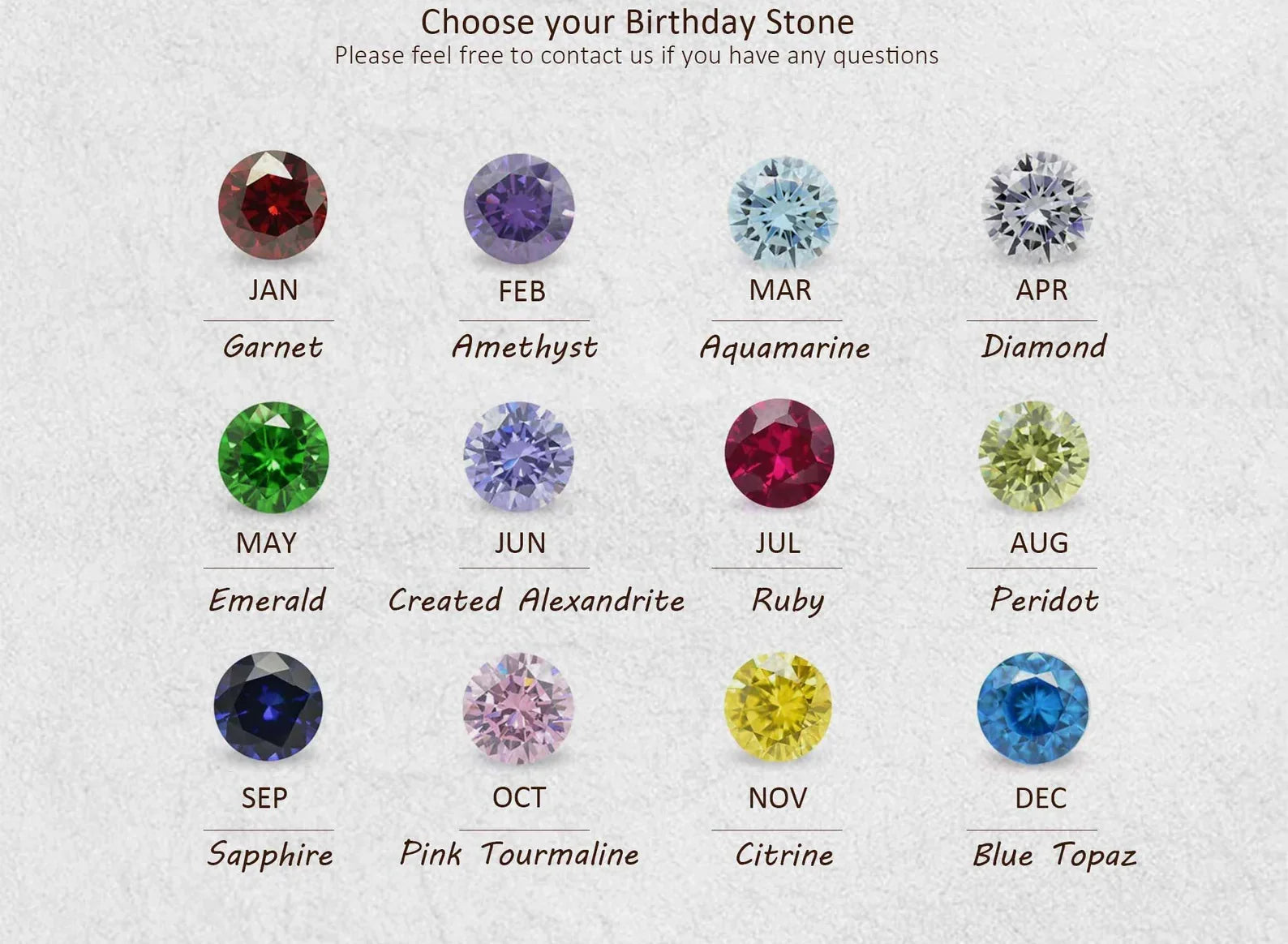 Heart Birthstone Bracelet