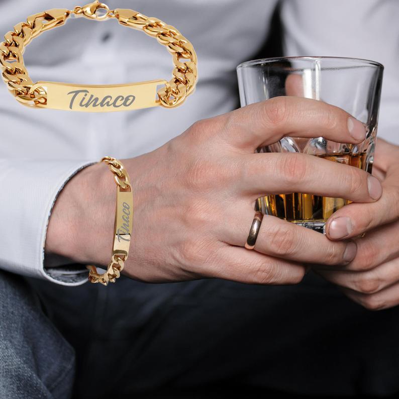 Customized Cuban Id Bracelet