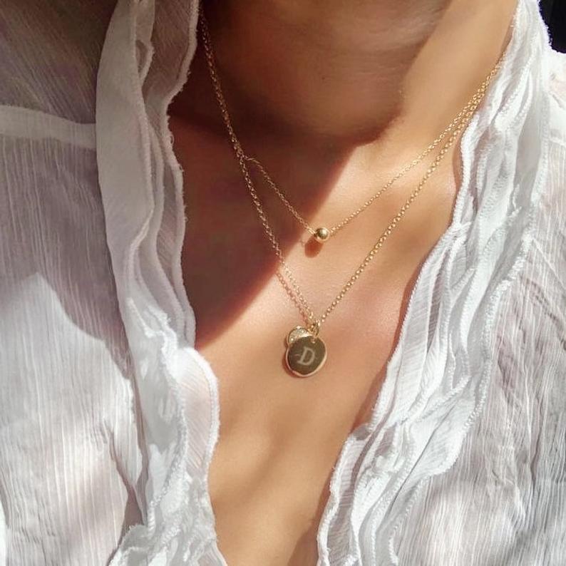 DAZZLE DISC NECKLACE