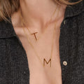 CUSTOM BIG INITIAL NECKLACE