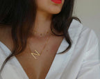 CUSTOM BIG INITIAL NECKLACE