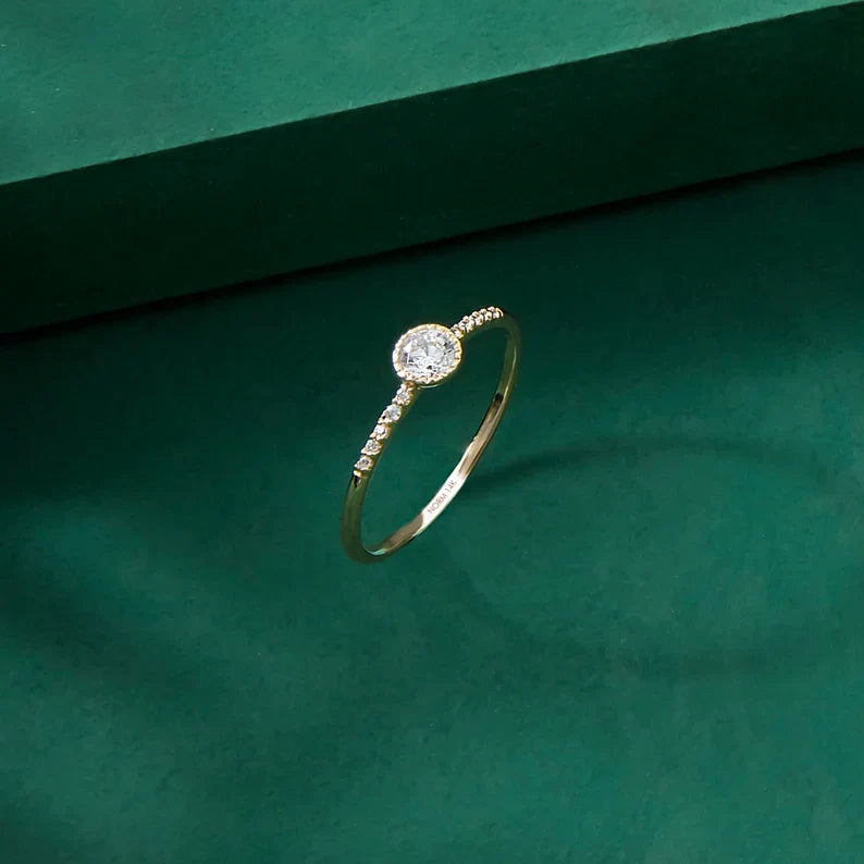 Eternity Solitaire Ring | 925 Silver