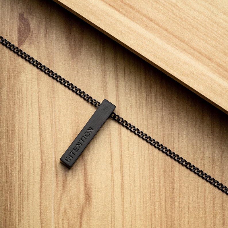 Intention نية Niyyah | Bar Necklace