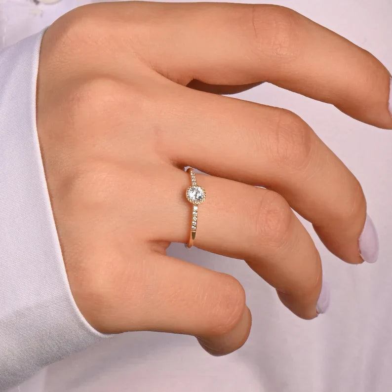 Eternity Solitaire Ring | 925 Silver