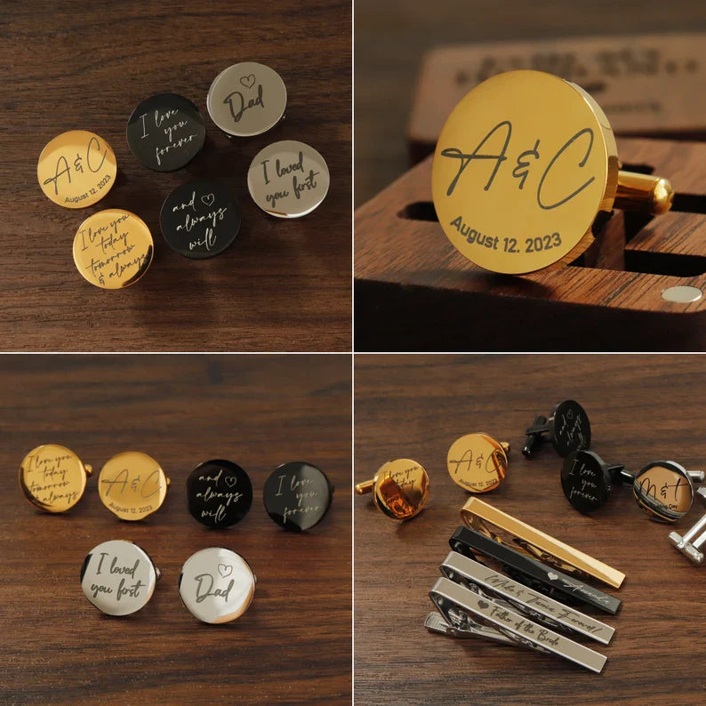 Tie Clip & Cufflinks Set