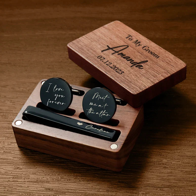 Tie Clip & Cufflinks Set