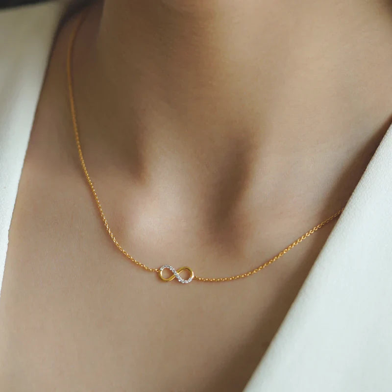 Diamond Infinity Necklace