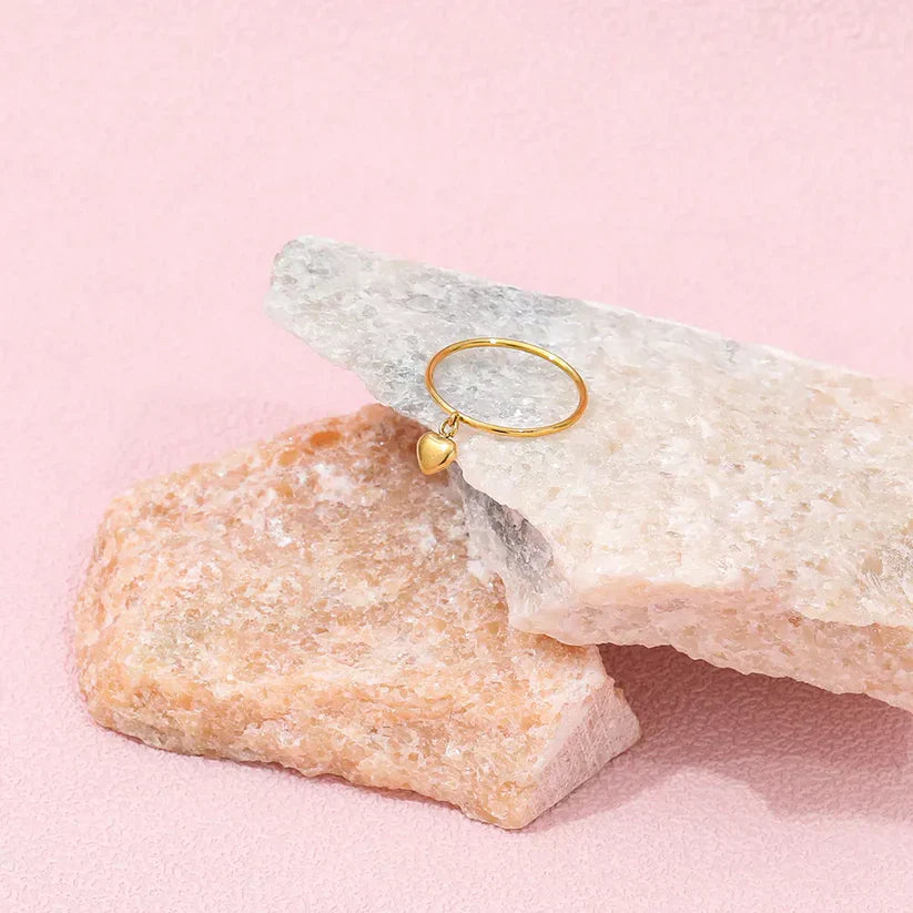 Dainty Heart Ring | Pure Silver