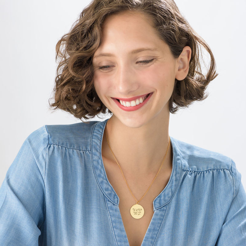 Love Note Circle Necklace - Lifetime Warranty