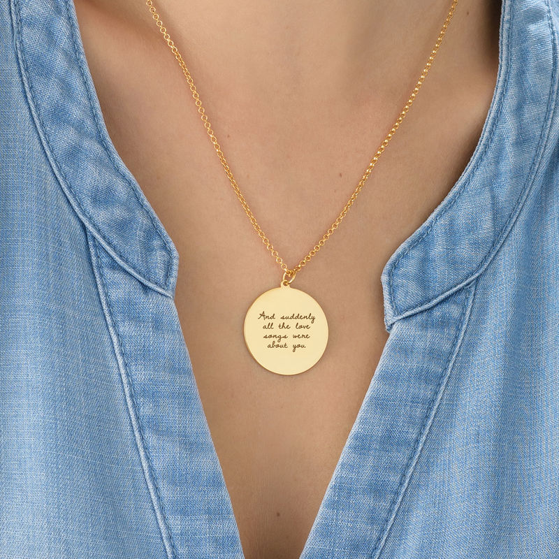 Love Note Circle Necklace - Lifetime Warranty