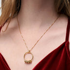 SOULFEEL EXCLUSIVE - Charming Heart Necklace with Engraved Beads